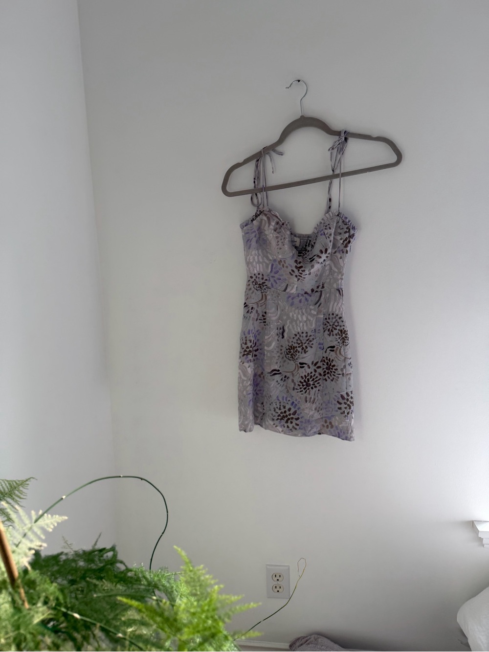 Aritzia Wilfred Fable Floral Bustier Mini Dress Size 0